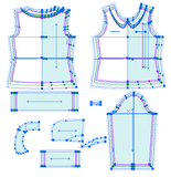 服装毕业设计CAD打板制图代客打版制版纸样排图 样衣制作1:1打印