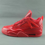 代购公司货乔丹4代篮球鞋Lab4 Red AJ4男鞋 全红漆皮 719864-600