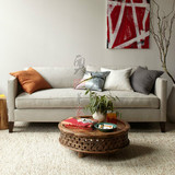 简约现代整装家具美式乡村田园双三人沙发布艺小户型客厅组合沙发