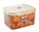 振兴BX6110大号塑料保鲜盒/5600ml厨房大型盒/食品级长方形储物盒