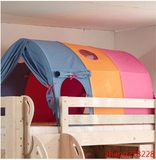 特价儿童床帐篷实木床子母床游戏帐篷床帘帷幔彩色布艺包邮可定制