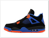 专柜正品公司货乔丹4代篮球鞋AJ4纽约骑士黑蓝男女战靴308497-027