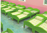 儿童床铺*幼儿园专用午休床*塑料咪咪床*早教亲子园单人床