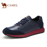 Camel/骆驼男鞋 运动休闲牛皮系带男鞋 春季新款单鞋