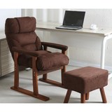 包邮时尚懒人沙发电脑椅实木沙发休闲椅单人沙发书房卧室折叠躺椅