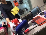 韩国代购 dior迪奥女包2016新款秋冬限量版蓝色中号diorama包包