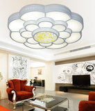 新款客厅灯LED吸顶灯现代简约 花形铁艺主卧室灯浪漫温馨房间灯具