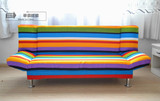 简易沙发单人双人三人沙发组合布艺可折叠沙发床多功能布艺沙发床