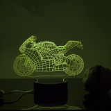 魔尚创意2016款3D立体视觉台灯 LED触控调光卡通小夜灯送礼品