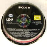 [采碟光盘]索尼SONY正品\假一罚十CD-R空白刻录盘\10片装cd光盘