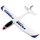 大型带灯光手抛式滑翔机惯性飞机手掷玩具户外航模泡沫拼接模型