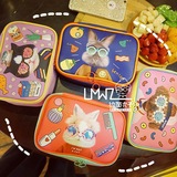 韩国可爱卡通创意彩色小猫小狗动物童趣原宿软妹女士化妆包收纳包