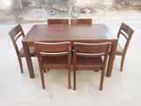 长方形桌中式老榆木餐桌椅组合客厅餐厅饭桌宜家简约现代实木原木