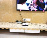 PVC欧式床头电视柜蕾丝烫金镂空桌垫盖布台布防水可裁剪塑料桌布
