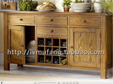 上海 欧式家具 美式家具 美式实木碗柜酒柜 餐边柜 定制 瓷器柜