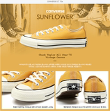 【匡威】韩国专柜正品代购 9月新款 151229C 黄色低帮三星帆布鞋2