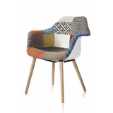 特价简约现代创意北欧式客厅卧室花布艺小户型宜家用休闲椅餐椅子
