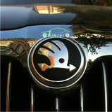 斯柯达新车标新一代LOGO欧版立体改装车标贴明锐晶锐昊锐速派