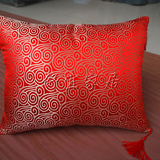 织锦缎通色中式红木仿古家具沙发靠枕靠垫抱枕靠背腰枕坐垫含芯