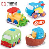 顽兔惯性工程车儿童玩具套装模型 小汽车飞机火车1-2-3岁宝宝玩具