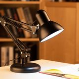 新款长臂折叠式led灯泡台灯护眼学习书桌工作办公室主播直播视频