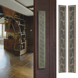 中式福字 仿古长方形雕刻 酒店大门拉手 欧式古铜木门拉手门把手