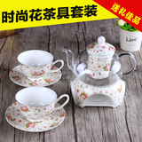 花茶茶具套装玻璃加热 花茶杯套装 花果茶茶具水果茶壶玻璃茶壶