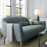 北欧宜家简约现代创意休闲客厅组合单人双人三人亚麻布艺沙发sofa