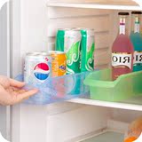 居家家 厨房冰箱透明零食收纳盒 橱柜长方形塑料盒餐具收纳小盒子