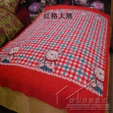 韩国超细卡通绒床垫床盖外贸短毛绒铺床不起静电不起球暖和包邮