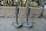 古董老灯具 两盏漂亮的老铜煤油灯 古玩杂件 古董收藏品 古董铜器