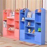 儿童书柜简易书架学生柜子储物柜简约现代组合柜带门置物架特价