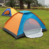 野外帐篷2-3-4人帐篷户外双人露营野营儿童单人家庭套装