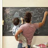 特大可擦写加厚黑板贴儿童房卧室墙贴 幼儿园早教学习墙壁贴纸