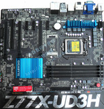 Gigabyte/技嘉 Z77X-UD3H主板1155可上I7超耐久全固态Z77X黑大板