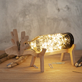 【空明家】原创设计 北欧宜家手工吹制玻璃创意小鹿夜灯 生日礼物