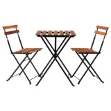 塔尔诺折叠桌和折叠凳 户外庭院实木野餐阳台桌椅 宜家代购IKEA
