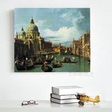 威尼斯大运河 卡纳莱托 欧式风景油画卧室壁画挂画客厅电箱遮挡画