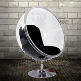 经典创意落地半球式可旋转泡泡椅透明球休闲气泡亚克力太空圆形椅