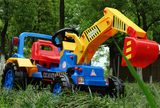 2儿童大号电动挖土挖掘机可坐人骑3-4-5岁宝宝男童充电工程车玩具