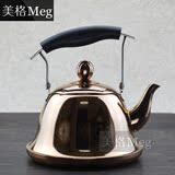 日本原创畅销304不锈钢茶壶电磁炉专用加厚鸣笛烧水壶带过滤网1L