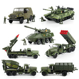 升辉T99合金军事坦克装甲车导弹发射车吉普车军车模型儿童玩具车
