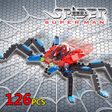 儿童拼装变形超人蜘蛛侠兼容乐高积木机器人益智组装玩具6-12岁10
