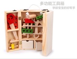 木制质仿真维修儿童工具箱宝宝过家家玩具套装男女孩