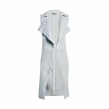 C＆A女式轻薄垂感无袖束带夹克 风衣外套CA200177941