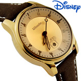 正品Disney迪士尼手表 简约单日历Mickey米奇女表 时尚简约石英表
