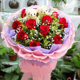 11朵玫瑰花束生日鲜花速递苏州常熟上海杭州北京全国同城花店配送