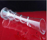 斜口透明玻璃缠丝花瓶婚庆流沙瓶时尚现代花瓶花器许愿砂鲜花水培