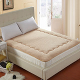 超柔加厚榻榻米床垫 羊羔绒面料床褥 四角皮筋可固定 床垫特价