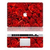 苹果笔记本Macbook笔记本个性保护贴纸 玫瑰花 进口材料12(397)